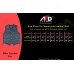ARD Champs™ Black Cowhide Leather Classic Motorcycle Side Laces Biker/Club Vest